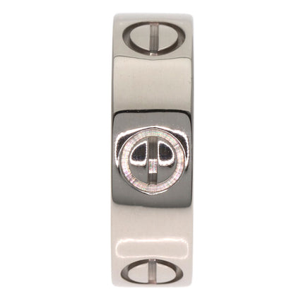 CARTIER love ring #48 Ring K18 White Gold Ladies [Used]