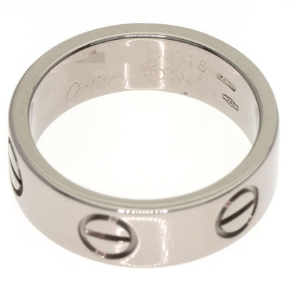 CARTIER love ring #48 Ring K18 White Gold Ladies [Used]