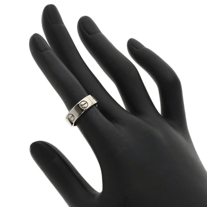 CARTIER love ring #48 Ring K18 White Gold Ladies [Used]