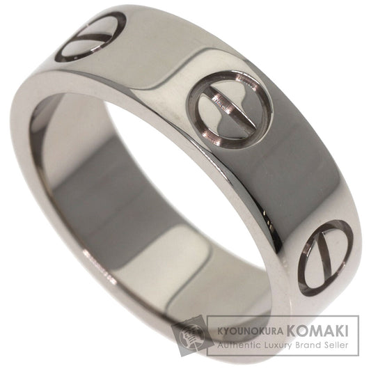 CARTIER love ring #49 Ring K18 White Gold Ladies [Used]