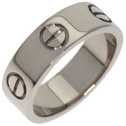 CARTIER love ring #49 Ring K18 White Gold Ladies [Used]