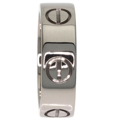 CARTIER love ring #49 Ring K18 White Gold Ladies [Used]