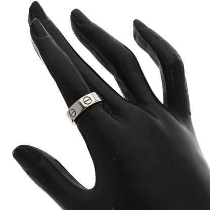 CARTIER love ring #49 Ring K18 White Gold Ladies [Used]