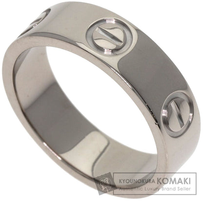 CARTIER love ring #49 Ring K18 White Gold Ladies [Used]