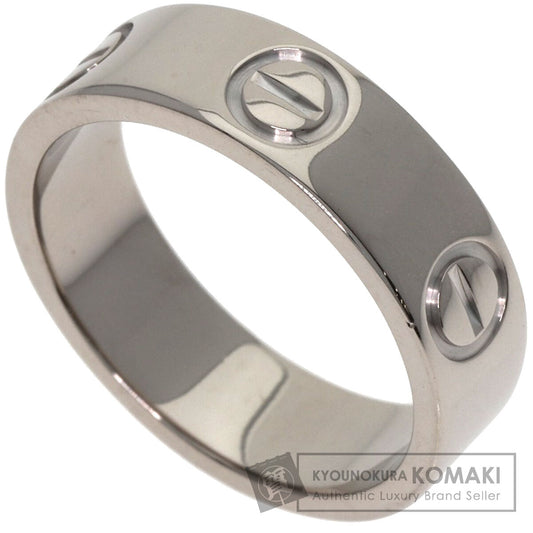 CARTIER love ring #49 Ring K18 White Gold Ladies [Used]