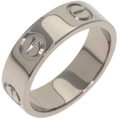 CARTIER love ring #49 Ring K18 White Gold Ladies [Used]