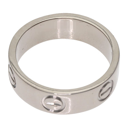 CARTIER love ring #49 Ring K18 White Gold Ladies [Used]