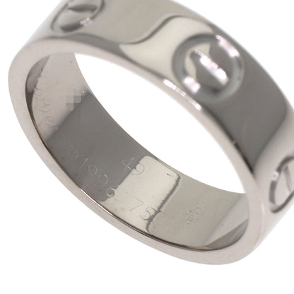 CARTIER love ring #49 Ring K18 White Gold Ladies [Used]