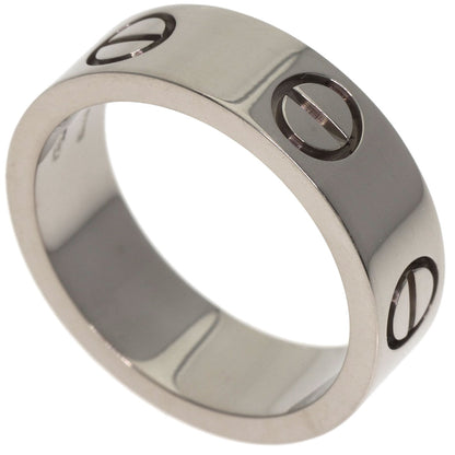 CARTIER love ring #49 Ring K18 White Gold Ladies [Used]
