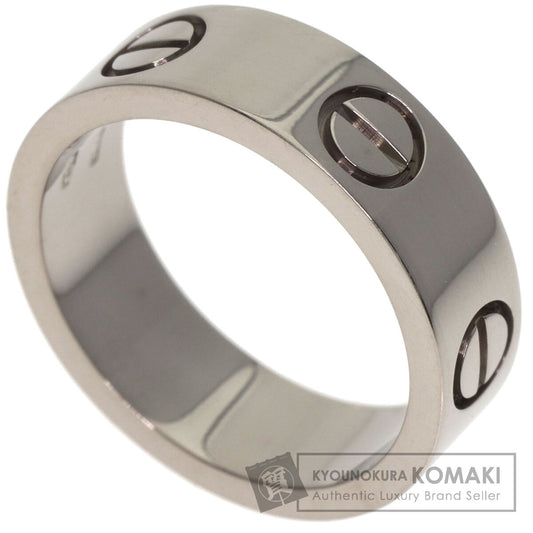 CARTIER love ring #49 Ring K18 White Gold Ladies [Used]