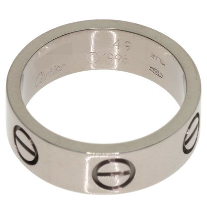 CARTIER love ring #49 Ring K18 White Gold Ladies [Used]