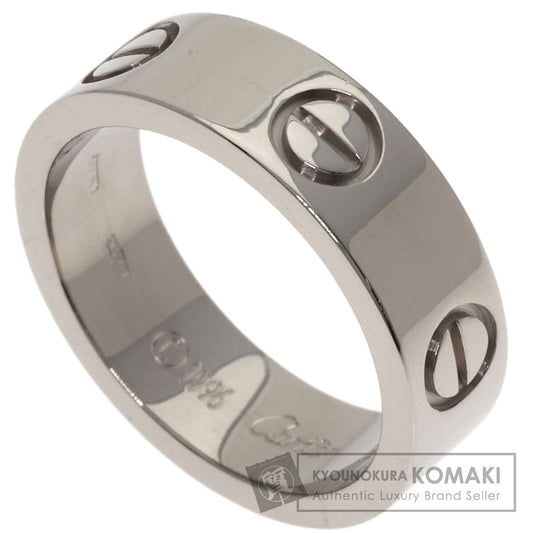 CARTIER love ring #51 Ring K18 White Gold Ladies [Used]
