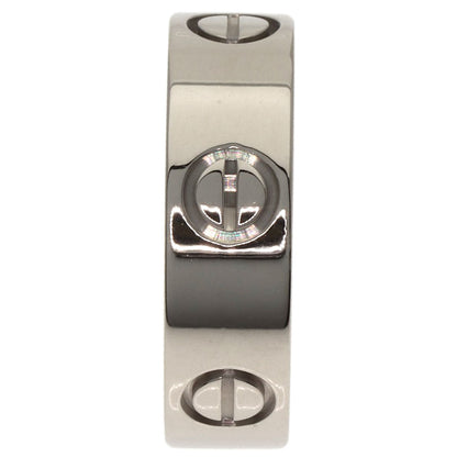 CARTIER love ring #51 Ring K18 White Gold Ladies [Used]