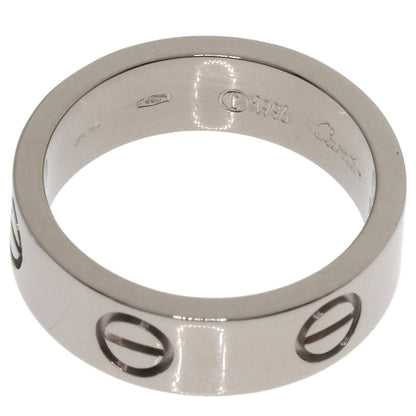CARTIER love ring #51 Ring K18 White Gold Ladies [Used]