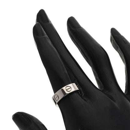 CARTIER love ring #51 Ring K18 White Gold Ladies [Used]