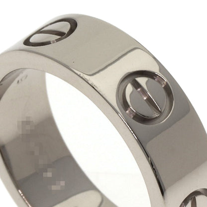 CARTIER love ring #51 Ring K18 White Gold Ladies [Used]