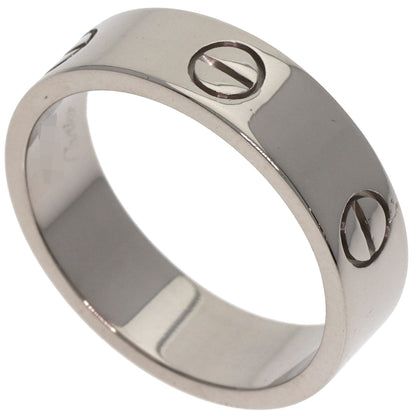 CARTIER love ring #59 Ring K18 White Gold Ladies [Used]