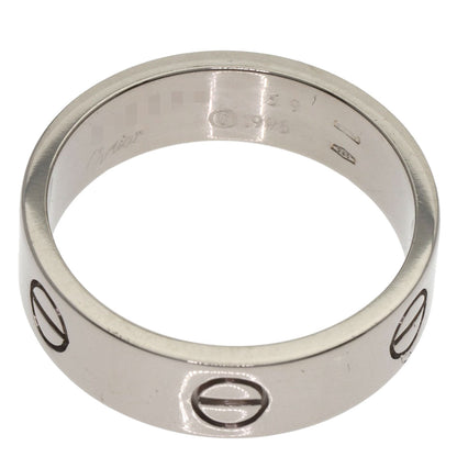 CARTIER love ring #59 Ring K18 White Gold Ladies [Used]