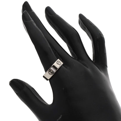 CARTIER love ring #59 Ring K18 White Gold Ladies [Used]
