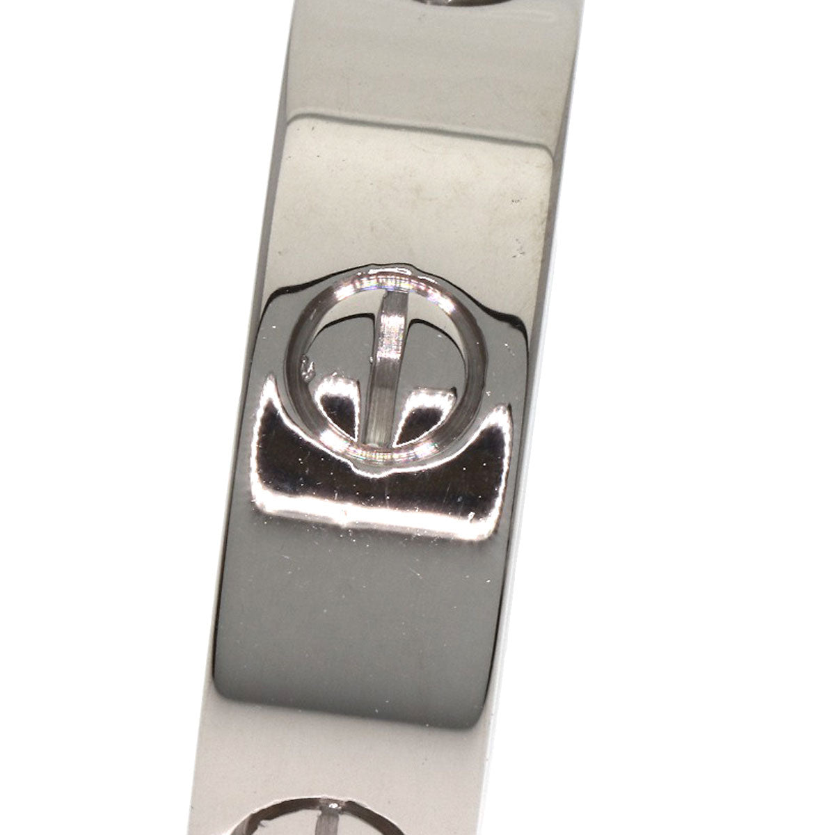 CARTIER love ring #59 Ring K18 White Gold Ladies [Used]