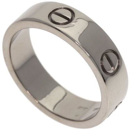 CARTIER love ring #56 Ring K18 White Gold Ladies [Used]