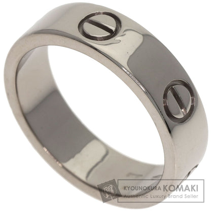 CARTIER love ring #56 Ring K18 White Gold Ladies [Used]