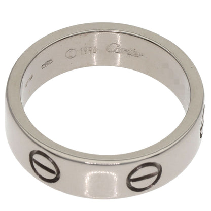 CARTIER love ring #56 Ring K18 White Gold Ladies [Used]