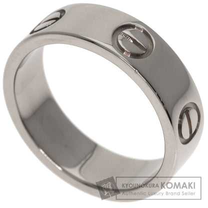 CARTIER love ring #51 Ring K18 White Gold Ladies [Used]
