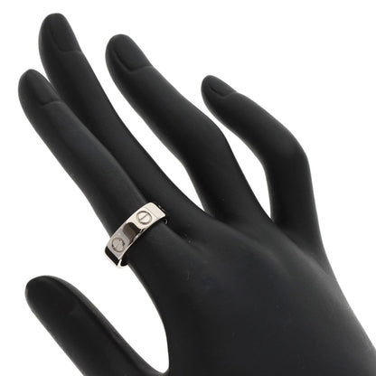 CARTIER love ring #51 Ring K18 White Gold Ladies [Used]