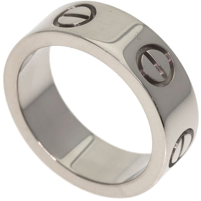 CARTIER love ring #47 Ring K18 White Gold Ladies [Used]