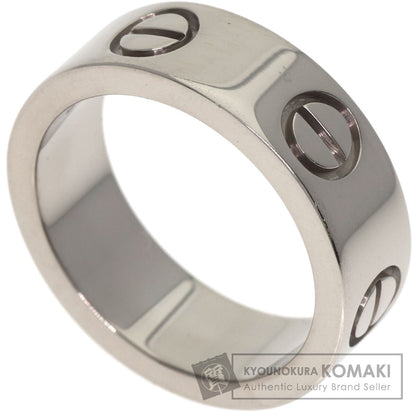 CARTIER love ring #47 Ring K18 White Gold Ladies [Used]