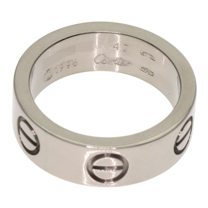 CARTIER love ring #47 Ring K18 White Gold Ladies [Used]