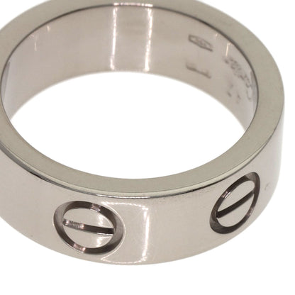 CARTIER love ring #47 Ring K18 White Gold Ladies [Used]