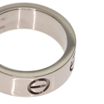 CARTIER love ring #47 Ring K18 White Gold Ladies [Used]