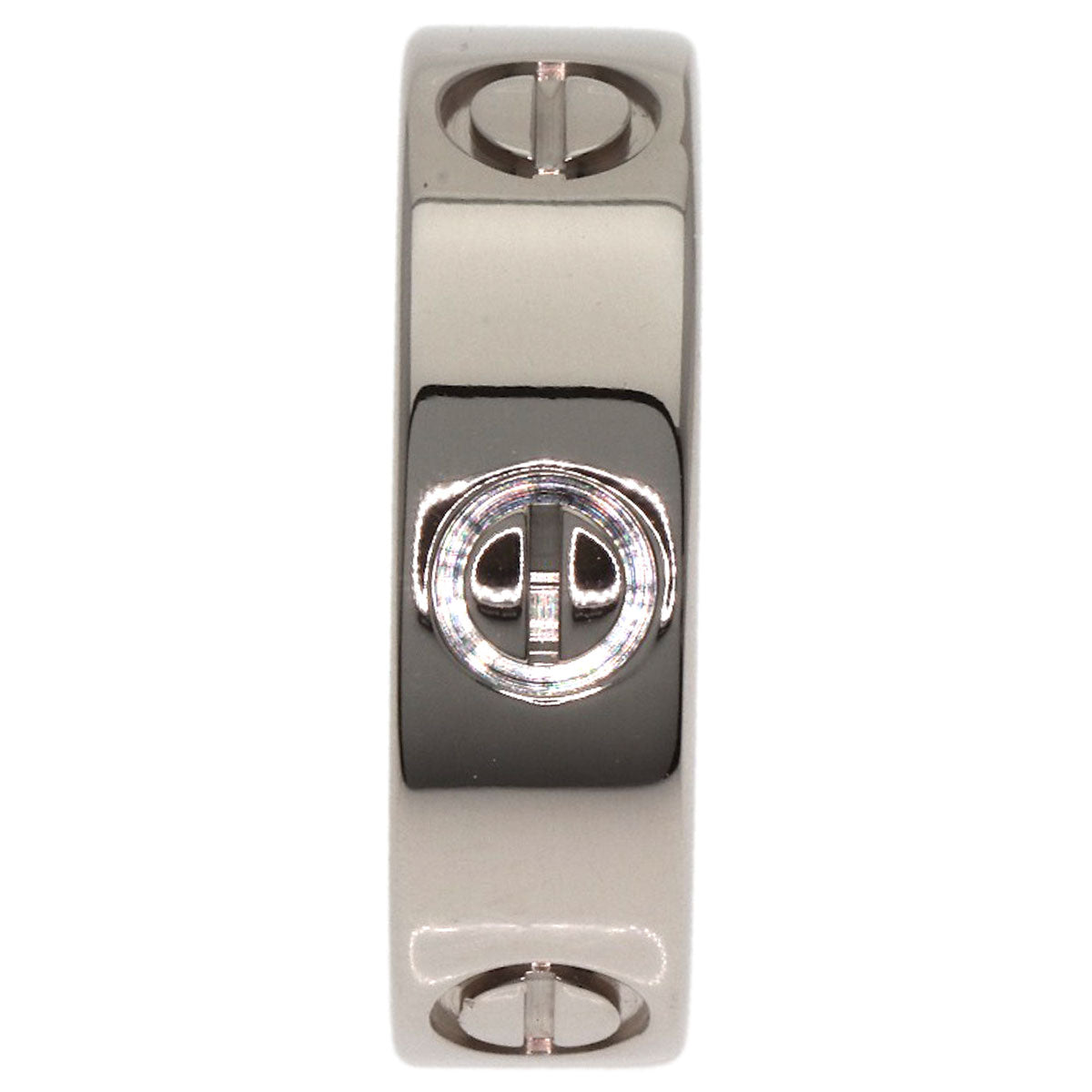 CARTIER love ring #50 Ring K18 White Gold Ladies [Used]