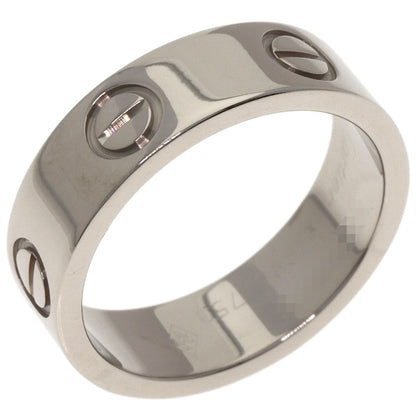 CARTIER love ring #51 Ring K18 White Gold Ladies [Used]
