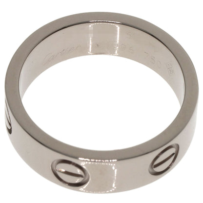 CARTIER love ring #51 Ring K18 White Gold Ladies [Used]