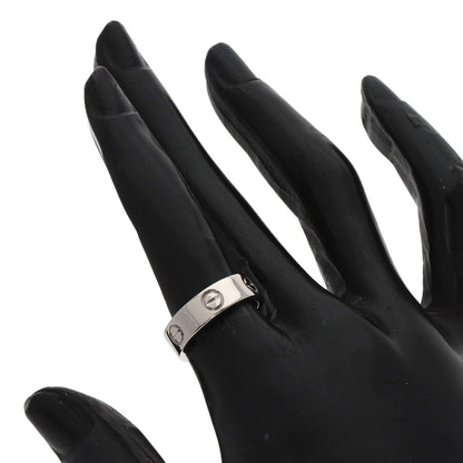 CARTIER love ring #51 Ring K18 White Gold Ladies [Used]