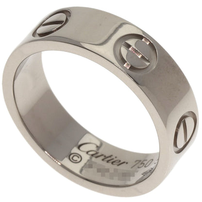 CARTIER love ring #50 Ring K18 White Gold Ladies [Used]