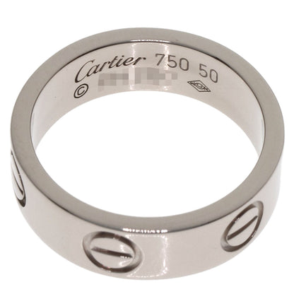 CARTIER love ring #50 Ring K18 White Gold Ladies [Used]
