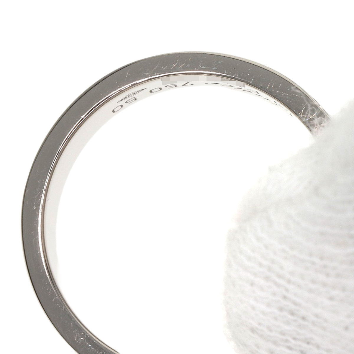 CARTIER love ring #50 Ring K18 White Gold Ladies [Used]
