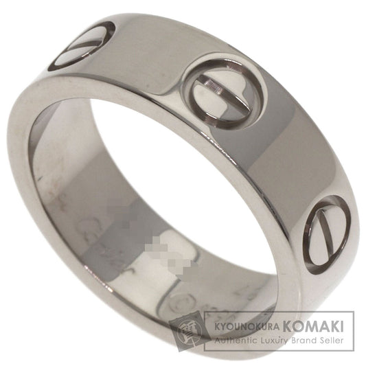 CARTIER love ring #48 Ring K18 White Gold Ladies [Used]