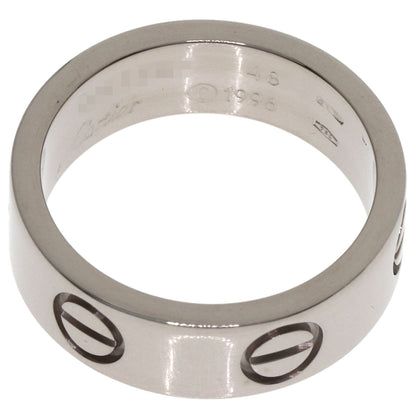 CARTIER love ring #48 Ring K18 White Gold Ladies [Used]