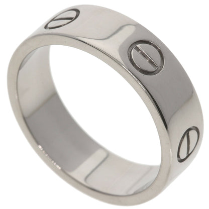 CARTIER love ring #57 Ring K18 White Gold Ladies [Used]