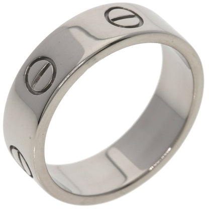 CARTIER love ring #57 Ring K18 White Gold Ladies [Used]