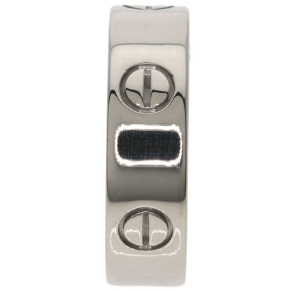 CARTIER love ring #57 Ring K18 White Gold Ladies [Used]