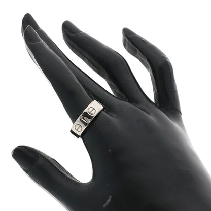 CARTIER love ring #57 Ring K18 White Gold Ladies [Used]