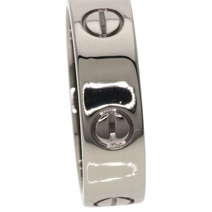 CARTIER love ring #57 Ring K18 White Gold Ladies [Used]