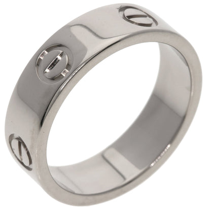 CARTIER love ring #54 Ring K18 White Gold Ladies [Used]