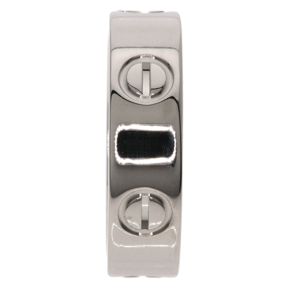 CARTIER love ring #54 Ring K18 White Gold Ladies [Used]